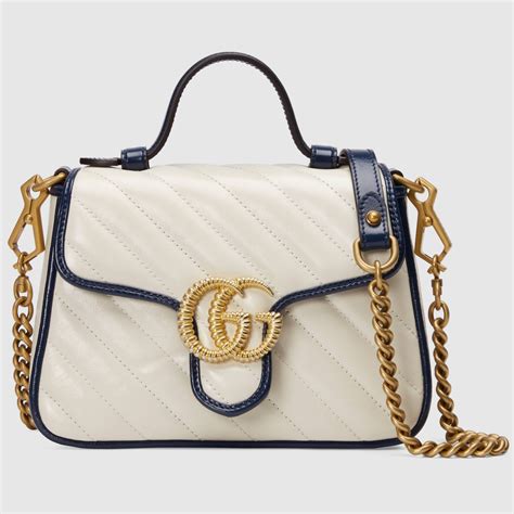 gucci soft bag martellata catene oro|gucci gg marmont bag.